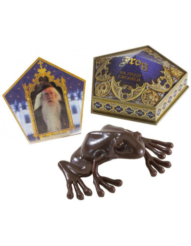 Figura the noble collection harry potter rana de chocolate no comestible