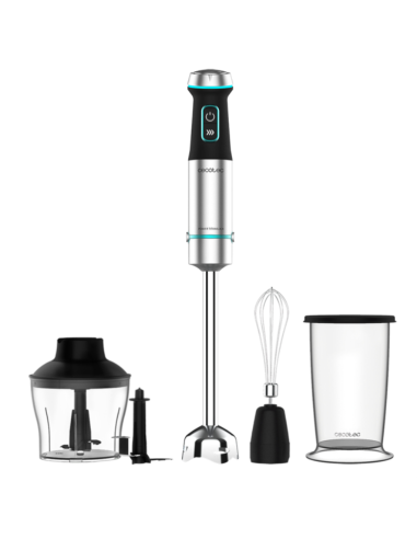 Batidora de mano cecotec power titanblack 1200xl cream&crush