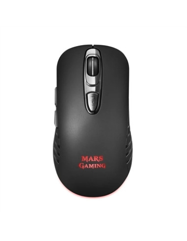 Mouse raton mars gaming optico usb 6 botones 3200ppp rgb negro