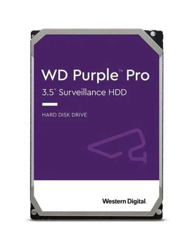 Disco duro interno hdd wd western digital purple pro wd141purp 14tb 3.5 pulgadas sata 3 7200rpm 512mb