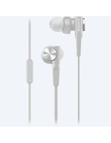 Auriculares sony mdr - xb55ap - wq jack 3.5mm blanco