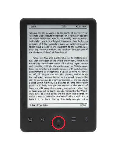 Ebook denver ebo - 635l 6 pulgadas 4gb negro