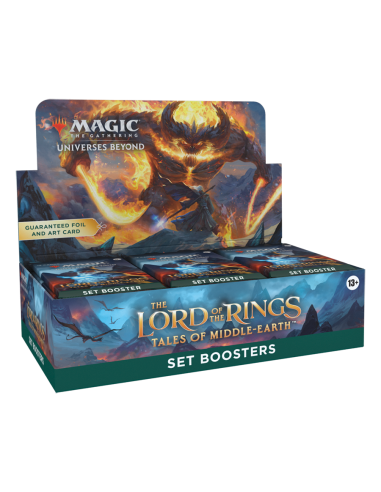 Caja de cartas magic the gathering set boosters the lord of the rings 30 unidades inglés