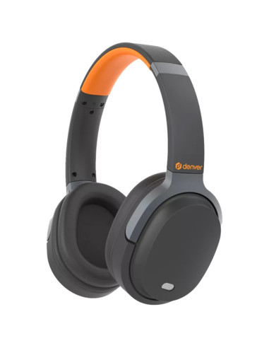 Auricular bluetooth denver btn - 210 - negro naranja