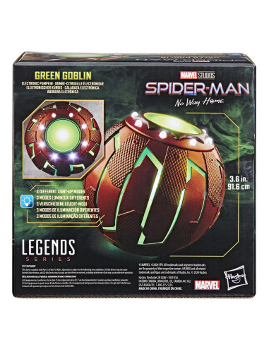 Calabaza electrónica hasbro marvel legends series spider - man: no way home green goblin