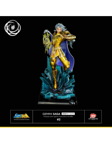 Figura tsume arts saint seiya gemini saga resina escala 1 - 6 ikigai