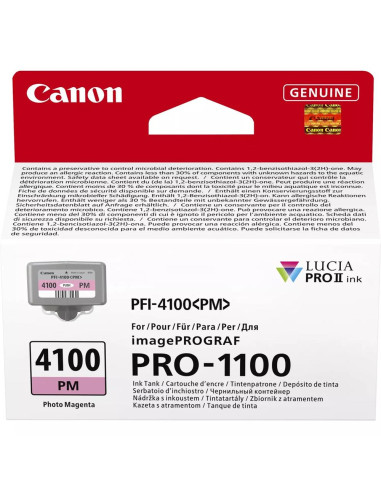 Cartucho canon pfi - 4100pm magenta