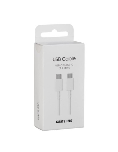 Cable samsung original ep - dx310jwegeu usb tipo c -  usb tipo c blanco 1.8m