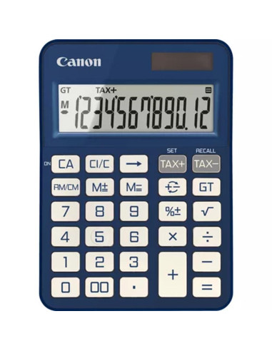 Calculadora canon sobremesa ks - 125kb - bl emea hb 12 digitos azul