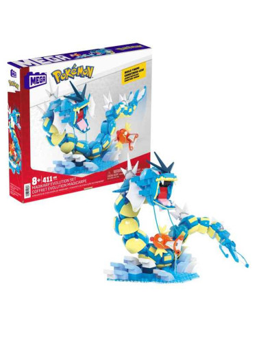 Magikarp evolution set mega construx 411 piezas pokemon