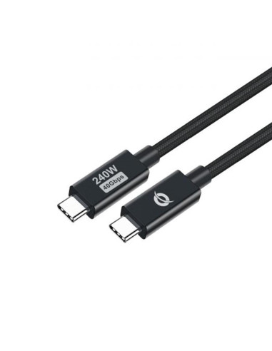 Cable usb - c conceptronic macho -  macho 1.2m pd 3.1 240w 48v 5a 480mbps e - mark