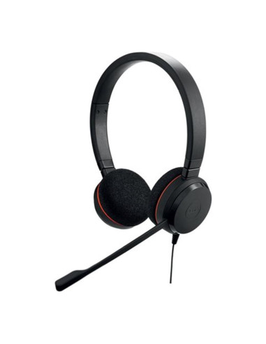 Auriculares jabra evolve 20 ms stereo negro