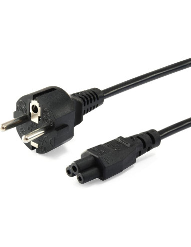Cable alimentacion c5 a cee7 - 4 equip trebol 1.8m