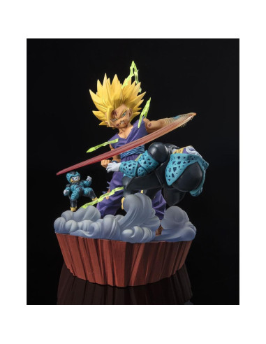 Figura tamashii nations dragon ball z figuarts zero super saiyan 2 son gohan - anger exploding into power -  extra battle premi