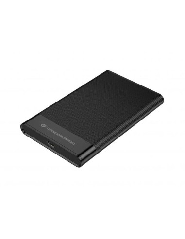 Caja externa 2.5 pulgadas usb - c conceptronic dante06b hasta 6gbs de 7mm hasta 9.5mm