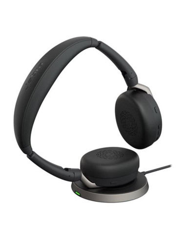 Auriculares jabra evolve2 65 flex ms stereo inalambrico negro