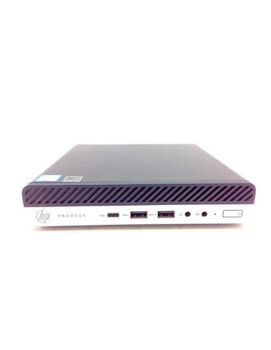Ordenador reacondicionado mini hp 600 g4 - i5 - 8th - 8gb - 256gb m.2 - win10 pro - sin cable trebol