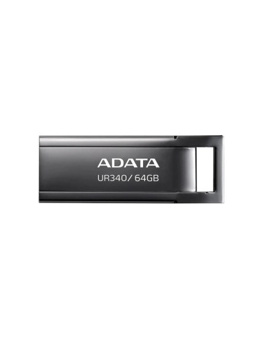 Memoria usb 3.2 adata ur340 64gb negro metalico