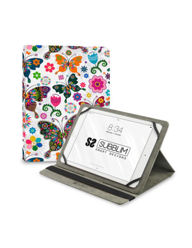 Funda subblim trendy case para tablet 11pulgadas mariposas