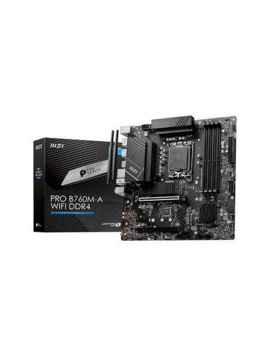 Placa base msi 1700 pro b760m - a wifi atx -  4x ddr4 -  4x sata 6gb - s -  8x usb 3.2 -  1x usb tipo c 911 - 7d99 - 001