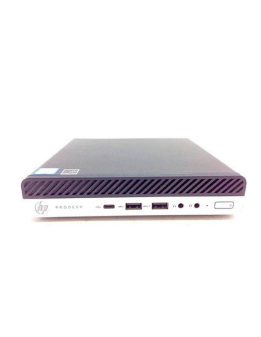 Ordenador reacondicionado mini hp 600 g4 - i5 - 8th - 8gb - 256gb m.2 - win10 pro - sin cable trebol - sin vga