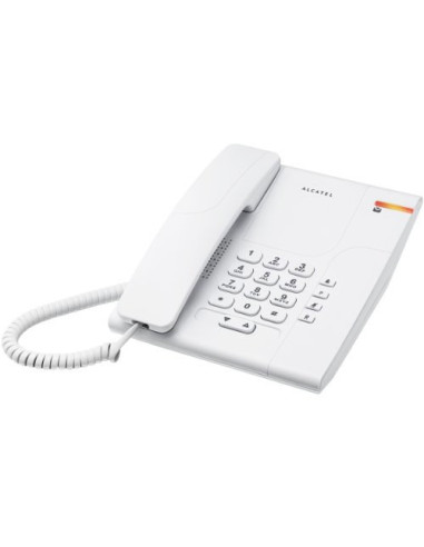 Telefono fijo con cable alcatel profesional temporis 180 ce blanco