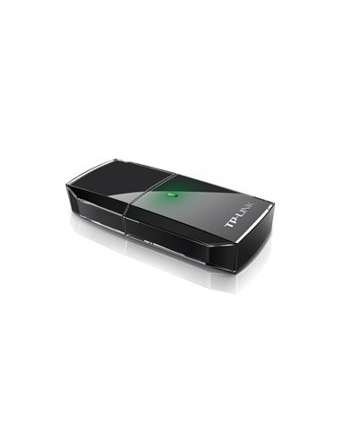 Adaptador usb 2.0 dual band wifi ac600 2.4 ghz y 5ghz tp - link negro