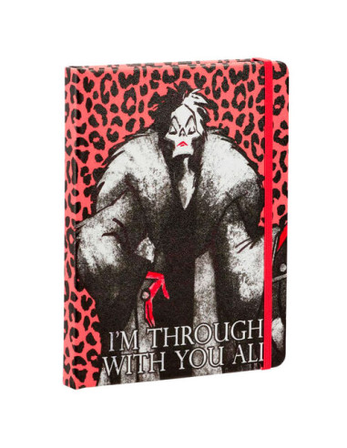 Libreta disney villanos cruella de vil