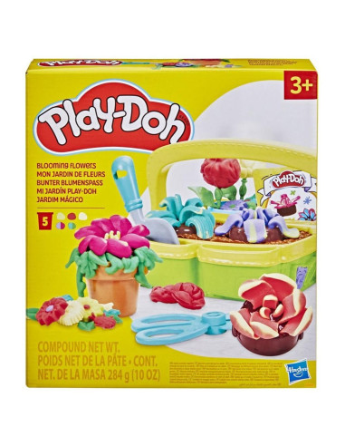 Juego hasbro play - doh blooming flowers