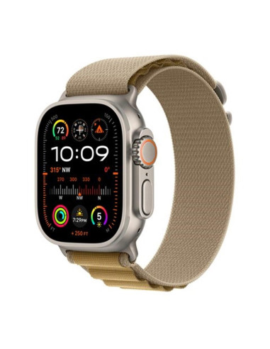 Smartwatch apple watch ultra 2 gps + cell 49mm natural titanium case alpine loop l