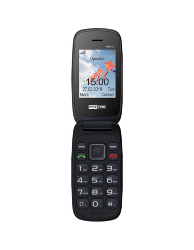 Telefono movil maxcom mm817 black -  2.4pulgadas -  2g color negro