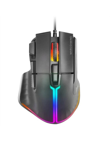 Mouse raton mars gaming mmxt rgb 12800 dpi ergonomico