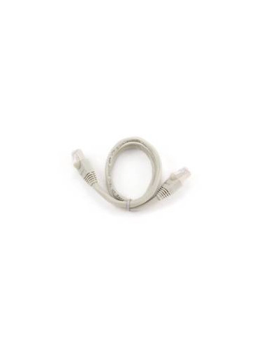 Cable red latiguillo rj45 utp cat6 0.5m gris