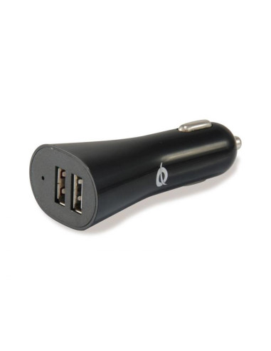 Cargador de coche conceptronic cusbcar4a 2x usb tipo a