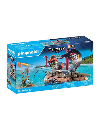 Playmobil -  bote pirata con tesoro