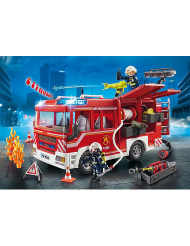 Playmobil ciudad accion -  camion de bomberos