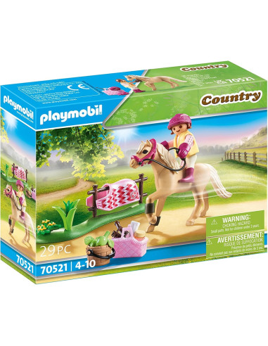 Playmobil coleccionable poni de equitacion aleman