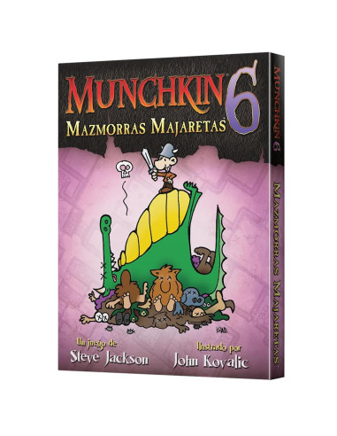 Juego de mesa munchkin 6: mazmorras majaretas pegi 12