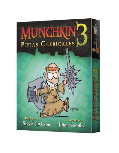 Juego de mesa munchkin 3: pifias clericales pegi 10