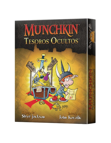 Juego de mesa munchkin tesoros ocultos pegi 10