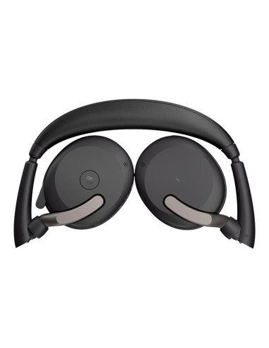 Auriculares jabra evolve2 65 flex ms stereo inalambrico negro
