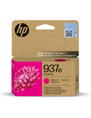 Cartucho tinta hp 937e magenta officejet pro 9110b - 9120