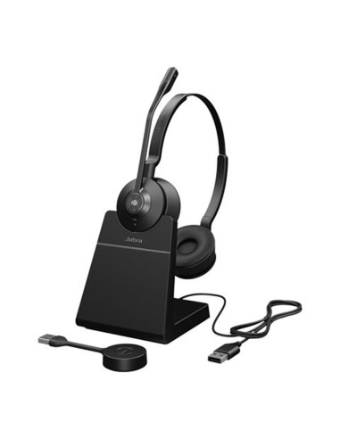 Auriculares jabra engage 55  inalambrico negro