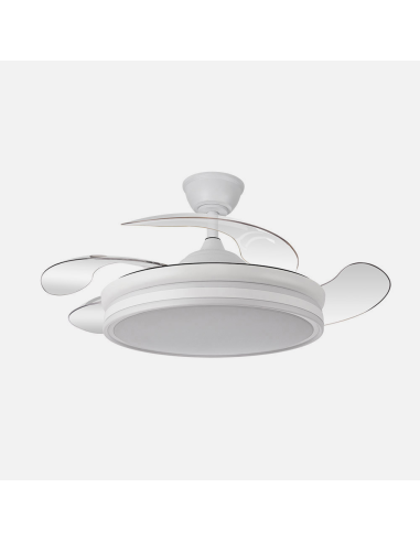 Ventilador bayomo 59w 6890lm blanco 4 aspas desp. 32 - 47x55 - 108 d.3 color.motor dc.remoto