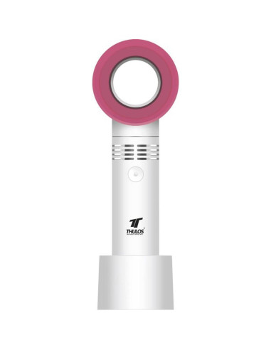 Ventilador portatil thulos th - mfn - 03 blanco - rosa