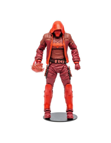 Figura mcfarlane toys dc gaming red hood monochromatic etiqueta dorada