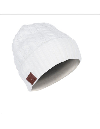 Gorro de invierno con auriculares incorporados phoenix phbeaniebtw estereo conexion bluetooth - manos libres - color blanco - d
