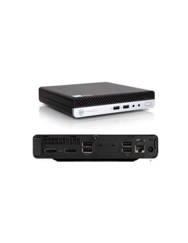 Ordenador reacondicionado mini hp prodesk 400 g4 - i7 - 8th - 16gb - 512gb nvme - win 11 pro