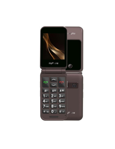 Telefono movil myphone harmony 2.8 pulgadas+1.44 pulgadas -  4g -  marron