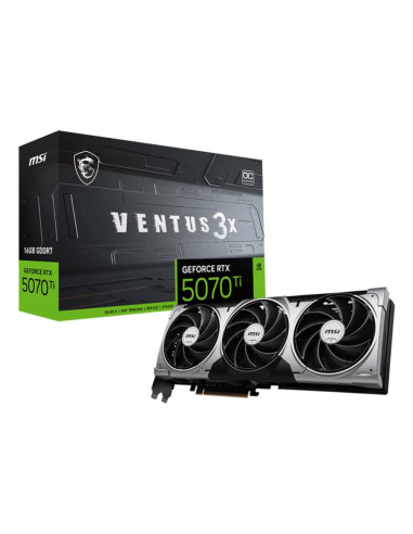 Tarjeta grafica msi rtx 5070ti ventus 3x oc 16gb gddr7